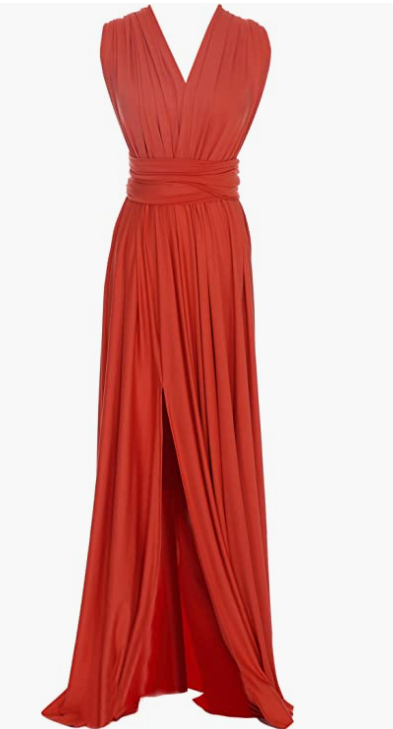 Full Length One Dress With Over 100 Styles Multi Ways Wrap , Soft And Breathable