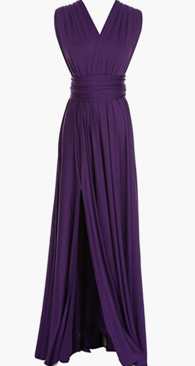 Full Length One Dress With Over 100 Styles Multi Ways Wrap , Soft And Breathable