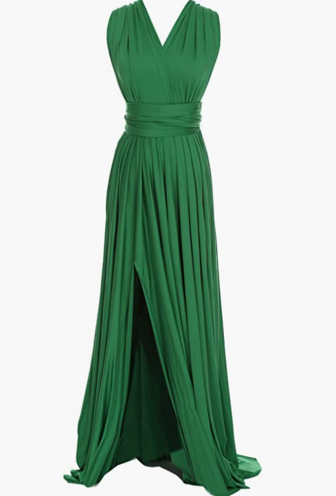 Full Length One Dress With Over 100 Styles Multi Ways Wrap , Soft And Breathable