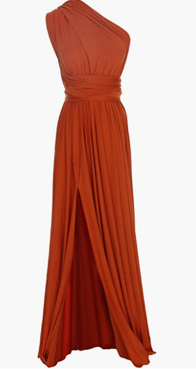 Full Length One Dress With Over 100 Styles Multi Ways Wrap , Soft And Breathable