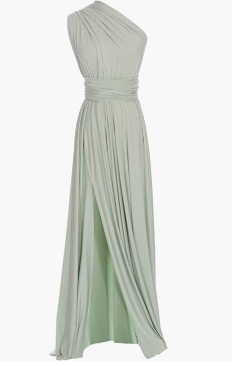 Full Length One Dress With Over 100 Styles Multi Ways Wrap , Soft And Breathable