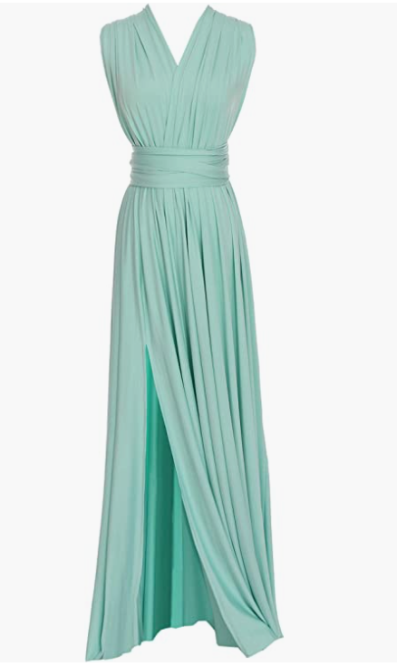 Full Length One Dress With Over 100 Styles Multi Ways Wrap , Soft And Breathable