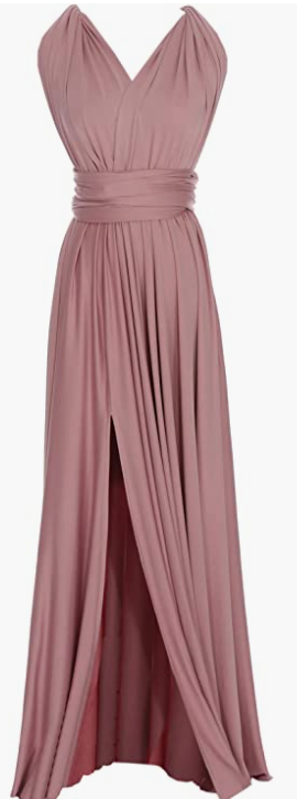 Full Length One Dress With Over 100 Styles Multi Ways Wrap , Soft And Breathable