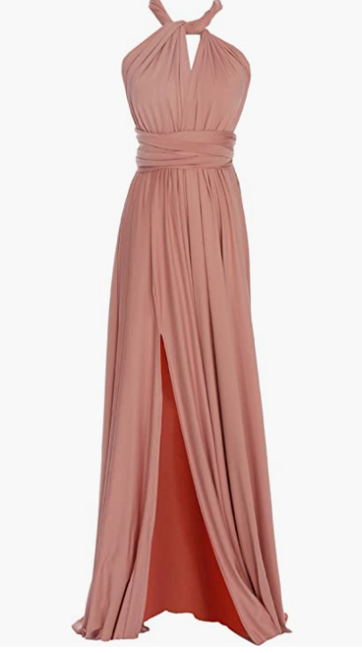 Full Length One Dress With Over 100 Styles Multi Ways Wrap , Soft And Breathable