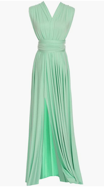 Full Length One Dress With Over 100 Styles Multi Ways Wrap , Soft And Breathable
