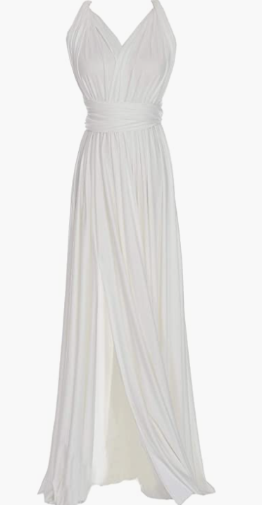 Full Length One Dress With Over 100 Styles Multi Ways Wrap , Soft And Breathable