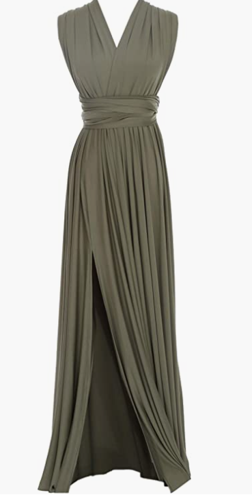 Full Length One Dress With Over 100 Styles Multi Ways Wrap , Soft And Breathable