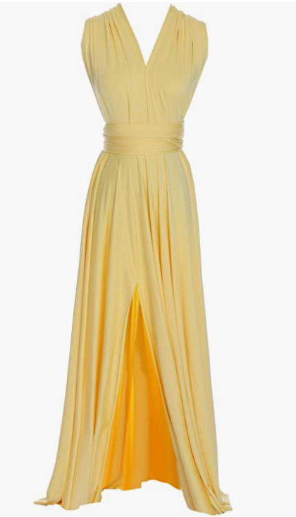 Full Length One Dress With Over 100 Styles Multi Ways Wrap , Soft And Breathable