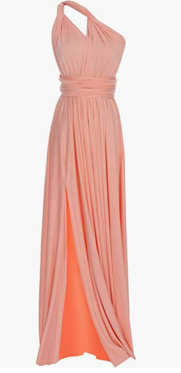Full Length One Dress With Over 100 Styles Multi Ways Wrap , Soft And Breathable