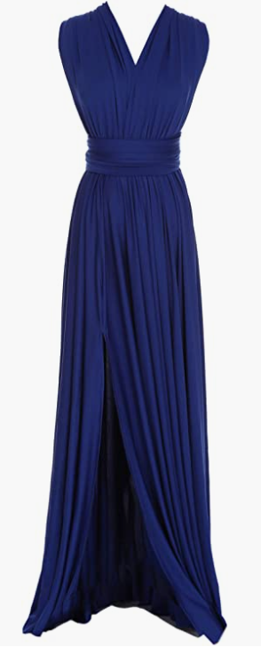 Full Length One Dress With Over 100 Styles Multi Ways Wrap , Soft And Breathable