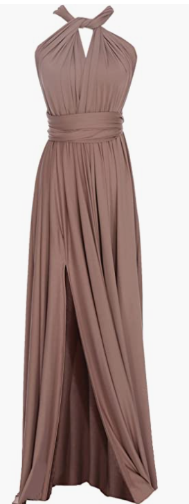 Full Length One Dress With Over 100 Styles Multi Ways Wrap , Soft And Breathable