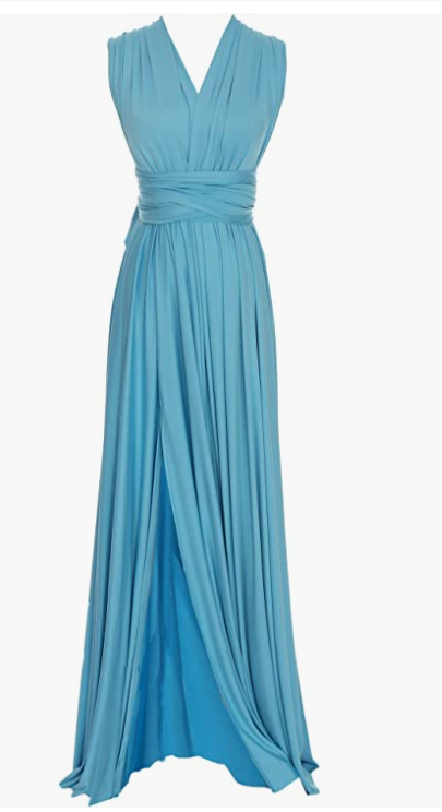 Full Length One Dress With Over 100 Styles Multi Ways Wrap , Soft And Breathable