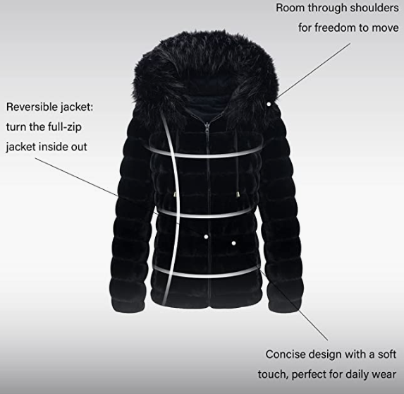Fall And Winter Fashion The Puffer Coat Worn On Both Sides