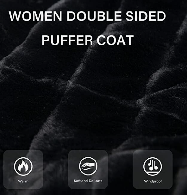 Fall And Winter Fashion The Puffer Coat Worn On Both Sides