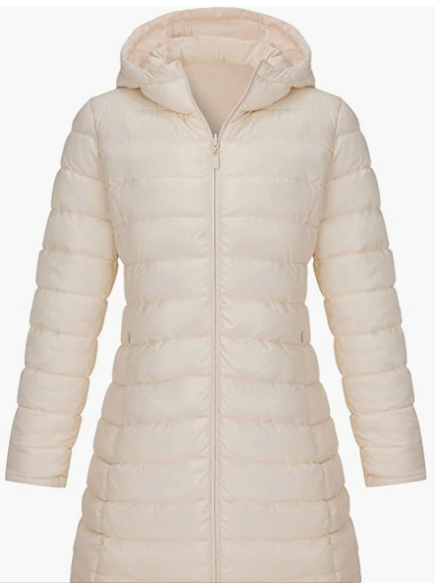 Long Hooded Padded Bubble Coat
