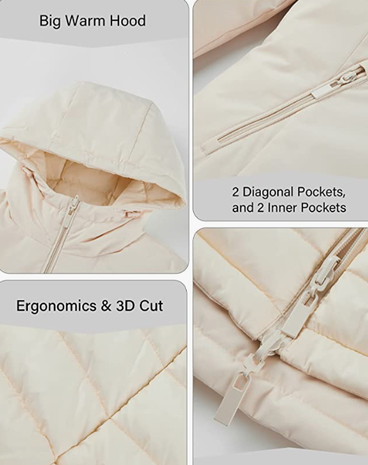 Long Hooded Padded Bubble Coat
