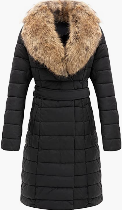 Long Hooded Padded Bubble Coat