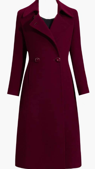 WARM Thicken Warm Wool Blend Coat GREEN
