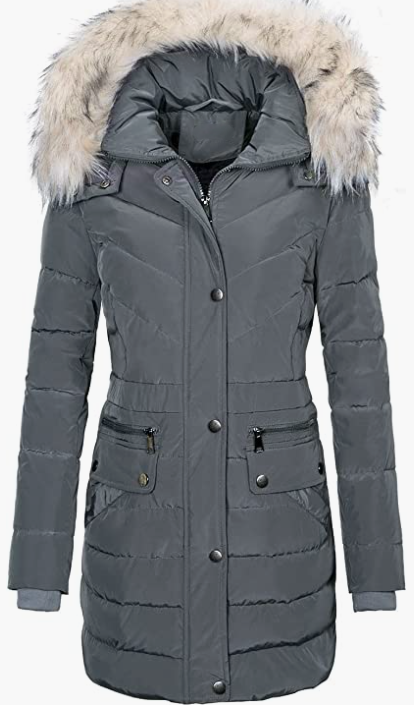Women's Hooded Winter coat Thicken Padded Puffer Coat