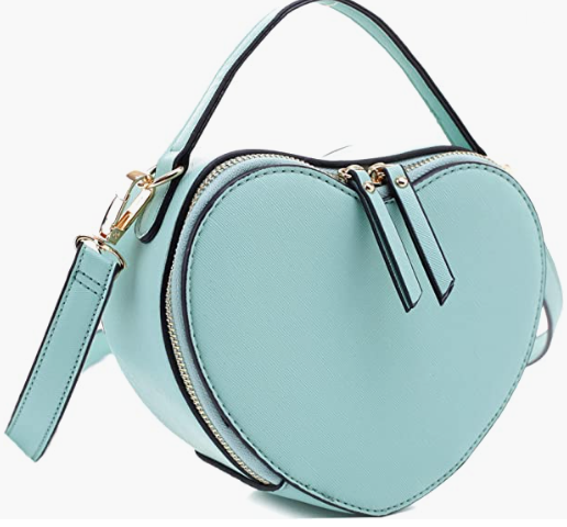 Womens Vegan Leather Small Handle Satchel Crossbody Purse