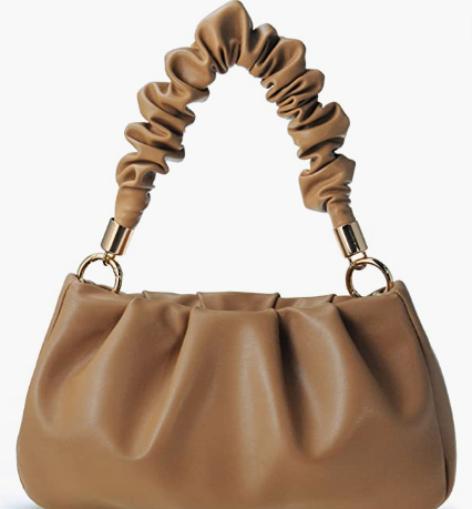 Women Shoulder Handbag Soft Vegan Leather With Chain Cross, body Bag