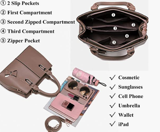 Leather Purse For Women Girlsl Shoulder Bag Fashion Bag
