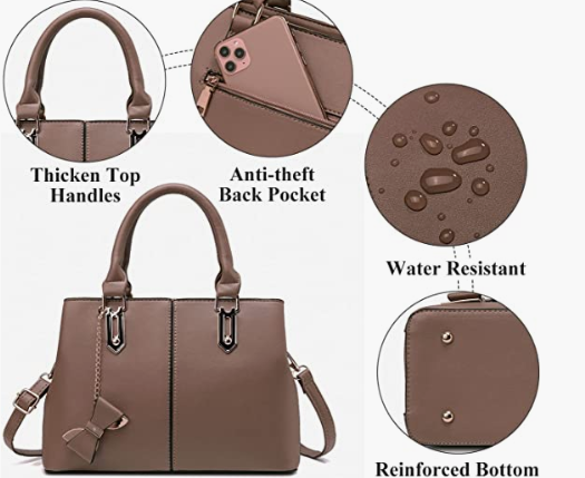 Leather Purse For Women Girlsl Shoulder Bag Fashion Bag