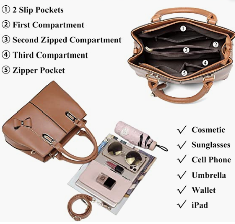 Leather Purse For Women Girlsl Shoulder Bag Fashion Bag