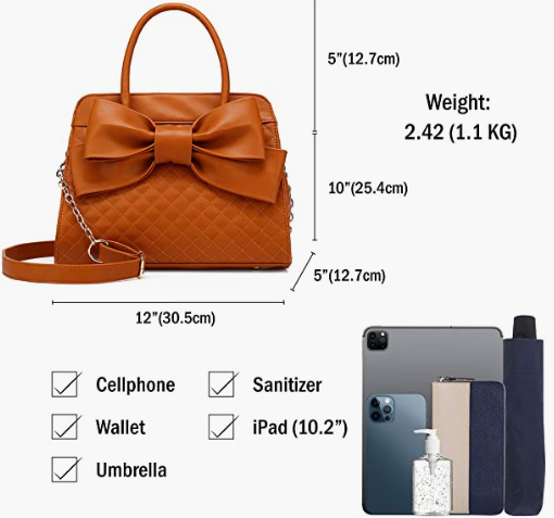 Handbag Purse, Vintage Faux Leather Crossbody Bag For Women