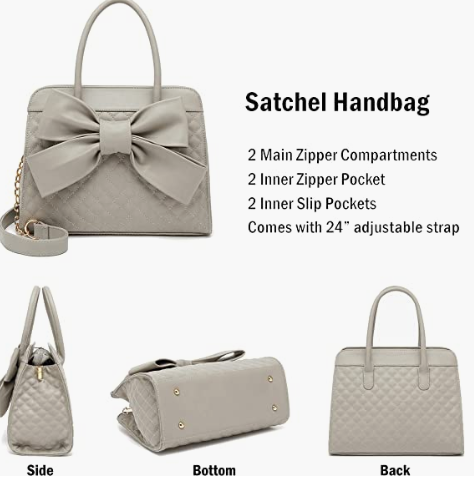 Handbag Purse, Vintage Faux Leather Crossbody Bag For Women