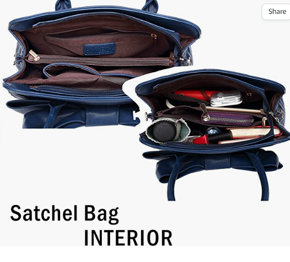 Handbag Purse, Vintage Faux Leather Crossbody Bag For Women