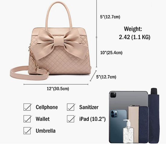 Handbag Purse, Vintage Faux Leather Crossbody Bag For Women