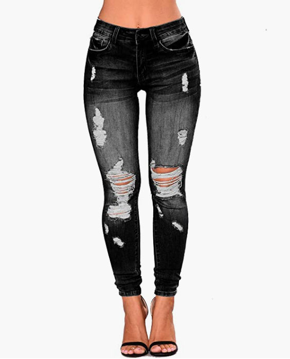 Skinny Stretch Jeans Denim Pants