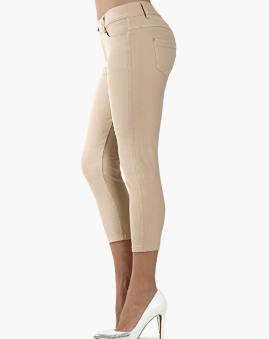 Women's Jean Look Jeggings Tights Pants