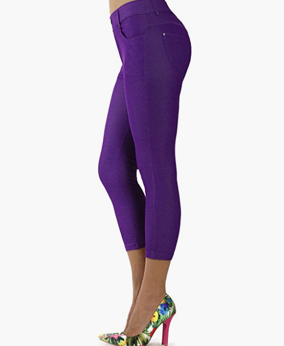 Women's Jean Look Jeggings Tights Pants