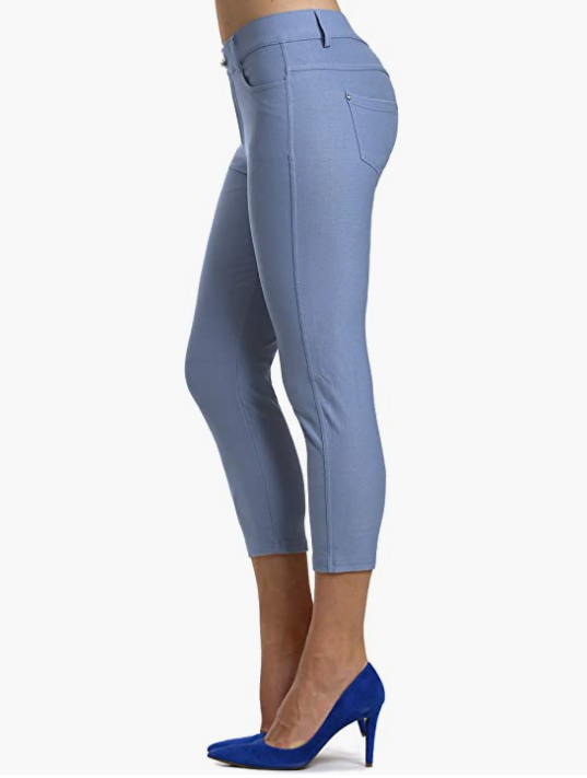 Women's Jean Look Jeggings Tights Pants