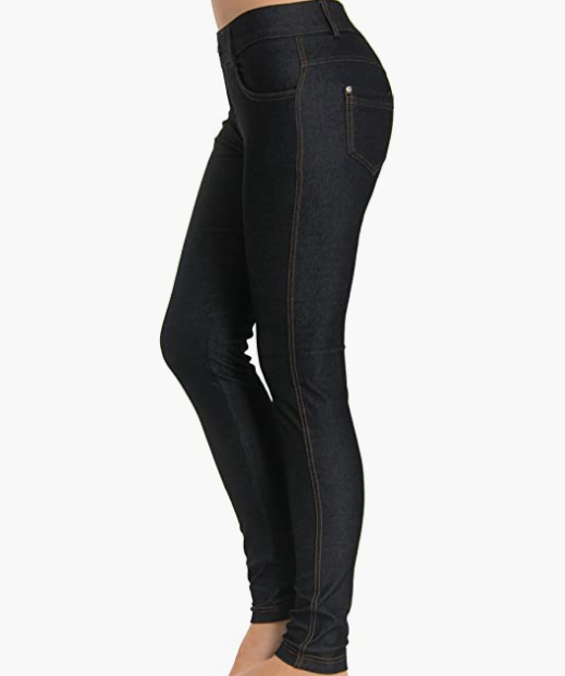 Women's Jean Look Jeggings Tights Pants