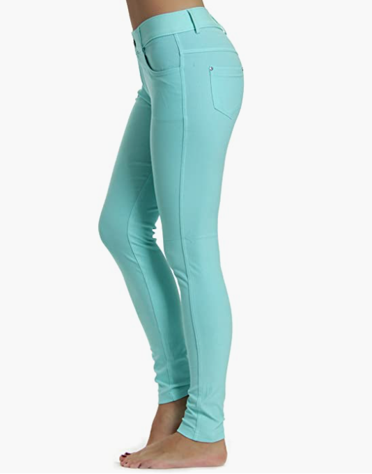 Leggings Pants Women's Jean Look Jeggings Tight PANTS