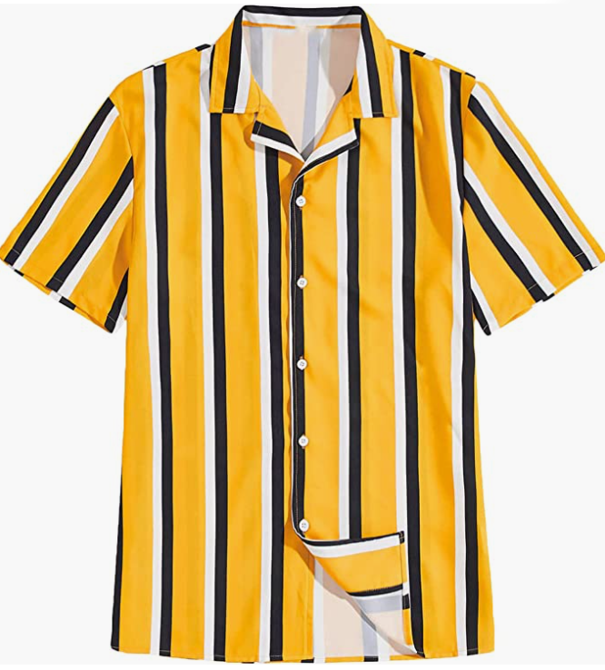 Mens Casual Simple Hawaian