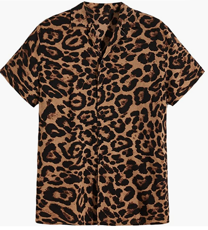 Mens Casual Simple Hawaian