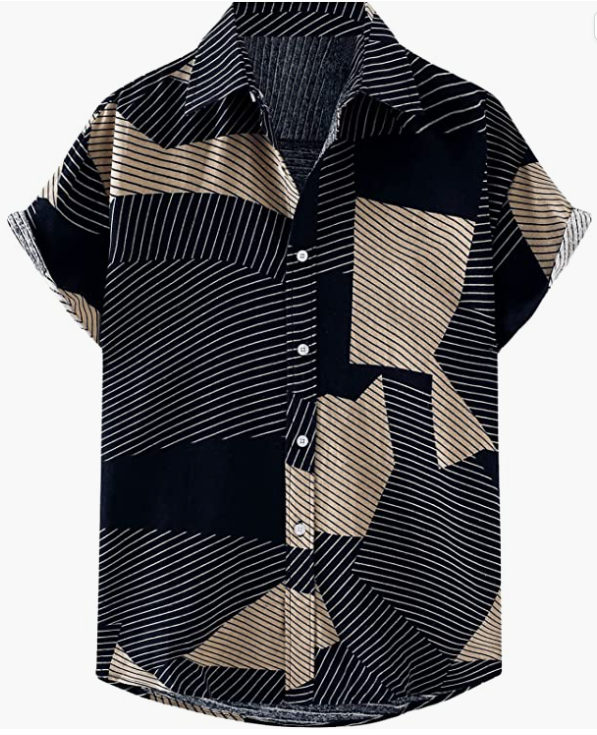 Mens Casual Simple Hawaian