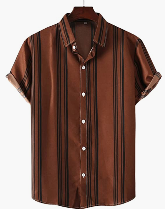 Mens Casual Simple Hawaian