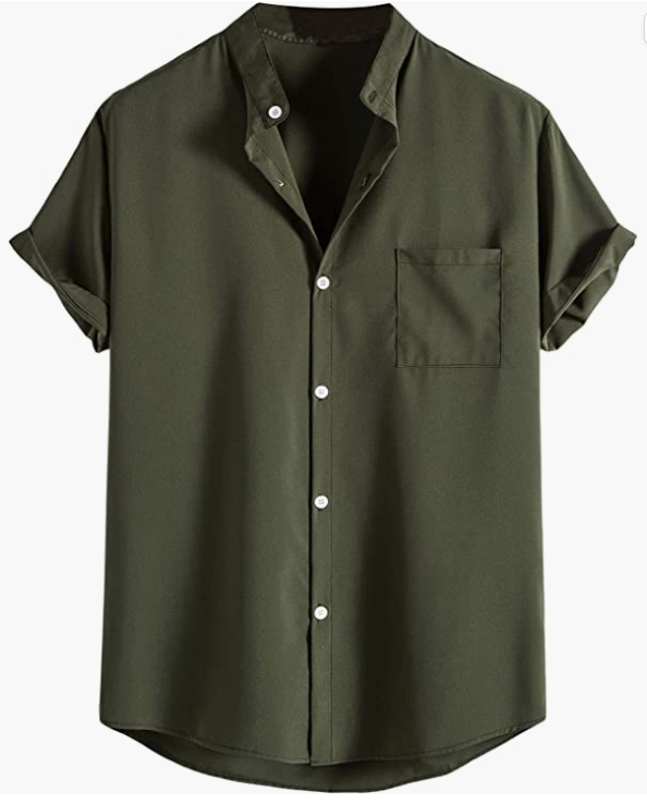 Mens Casual Simple Hawaian