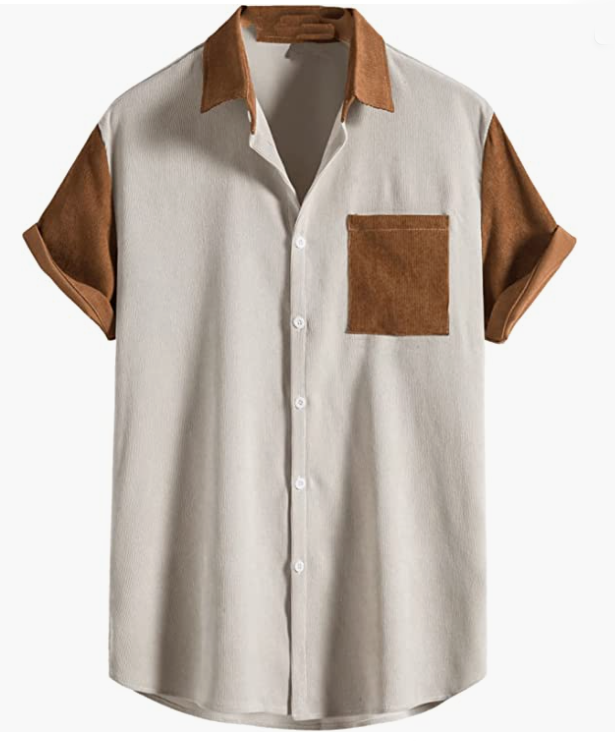 Mens Casual Simple Hawaian