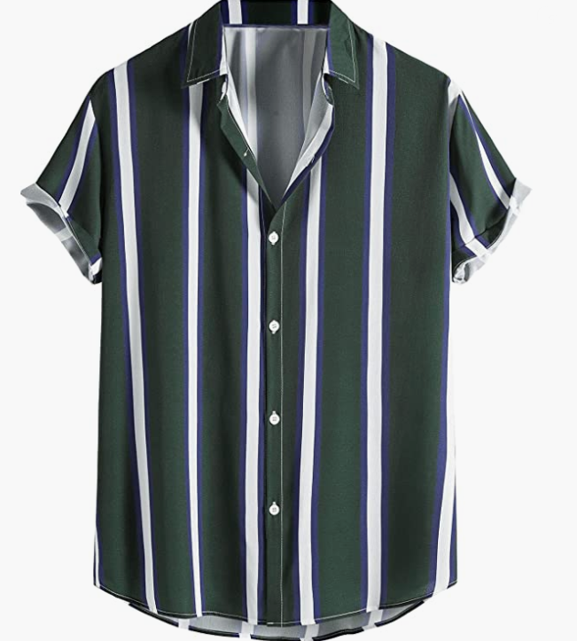 Mens Casual Simple Hawaian