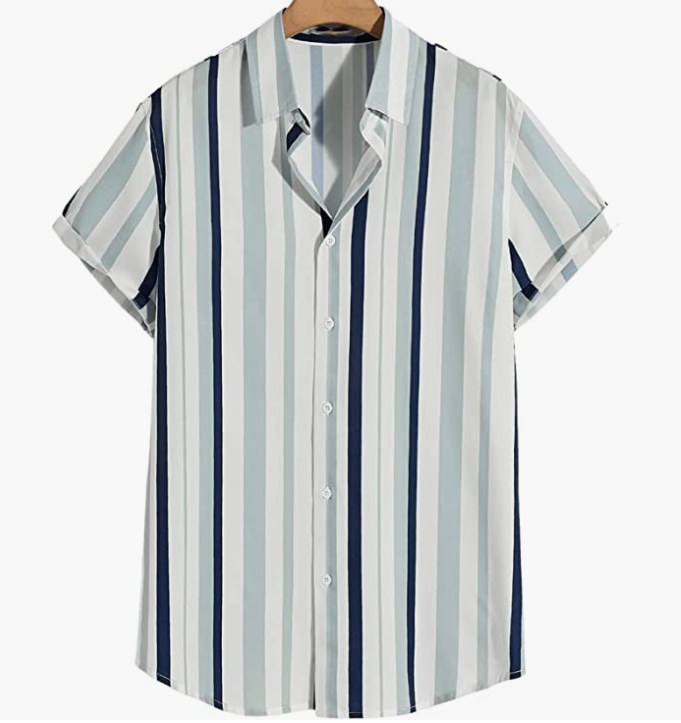 Mens Casual Simple Hawaian
