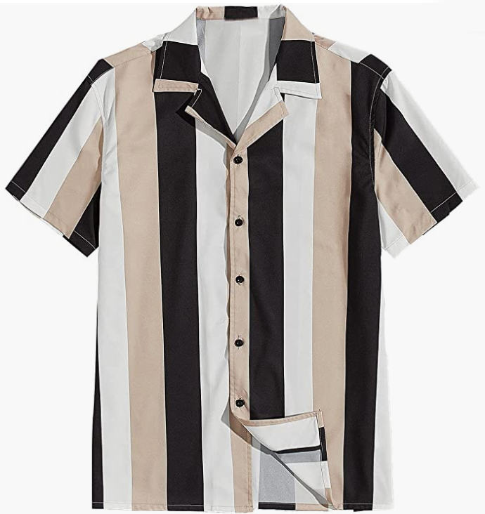 Mens Casual Simple Hawaian