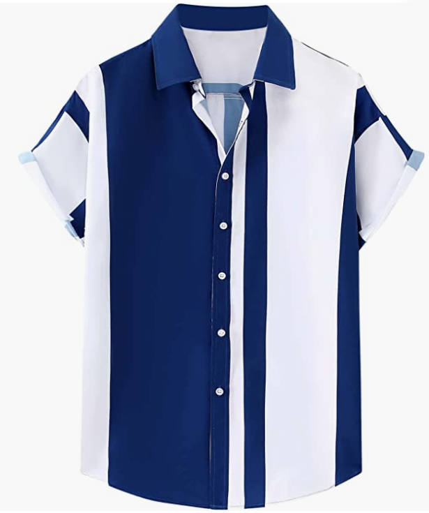 Mens Casual Simple Hawaian