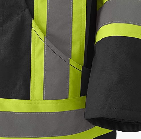 ORIGINAL High Visibility Heavy Duty Parka Jacket, Reflective Quilted Safety