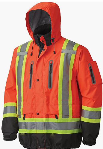 V1130150-4XL Premium High Visibility Safety Jacket-Waterproof